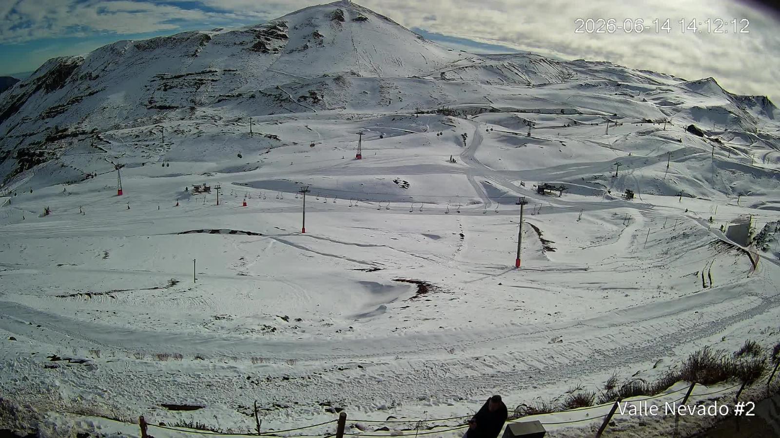 Webcam Valle Nevado: Vista Hotel Puerta del Sol