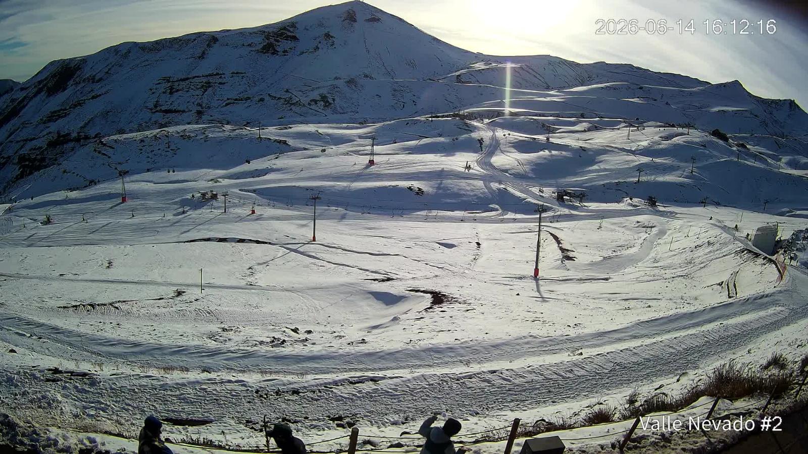 Webcam Valle Nevado: Vista Hotel Puerta del Sol