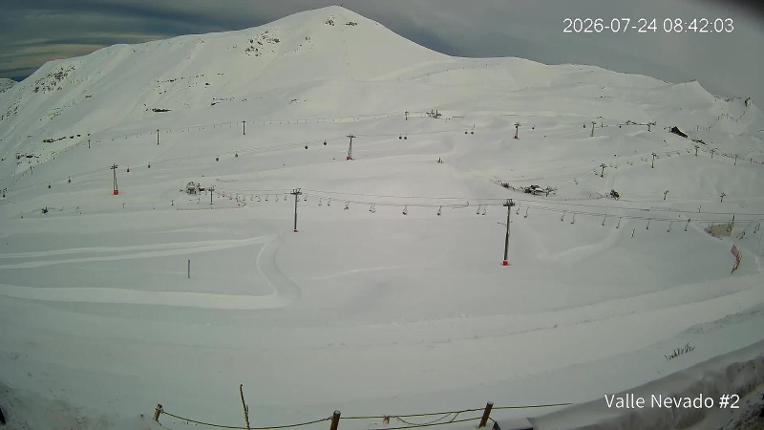 Webcam Valle Nevado: Vista Hotel Puerta del Sol