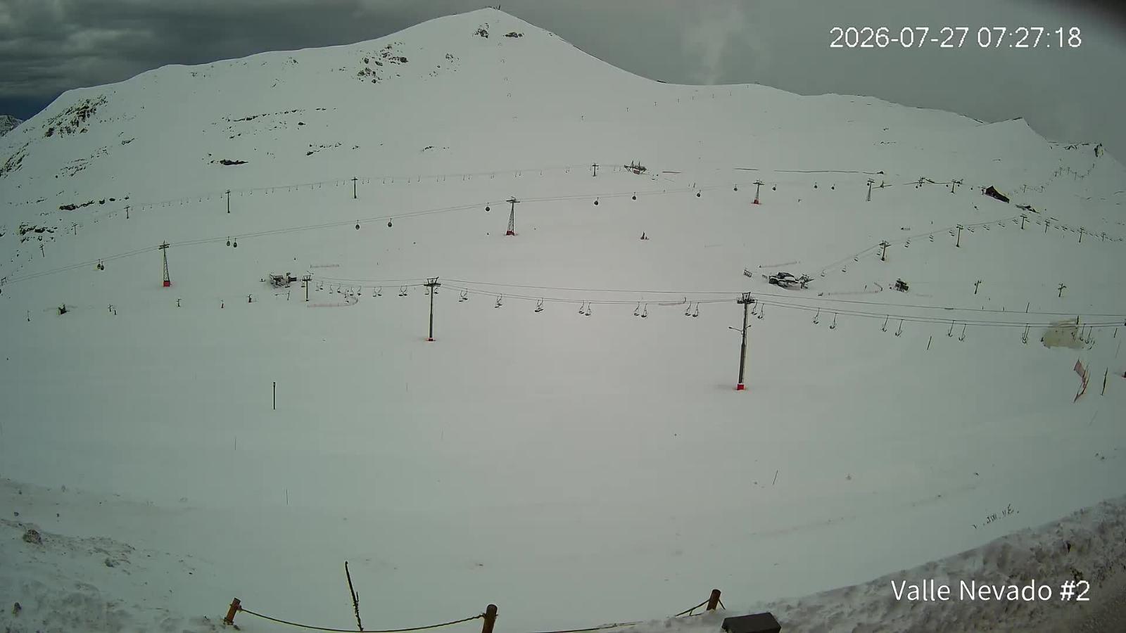 Webcam Valle Nevado: Vista Hotel Puerta del Sol