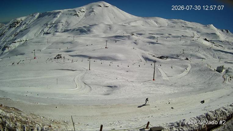 Webcam Valle Nevado: Vista Hotel Puerta del Sol