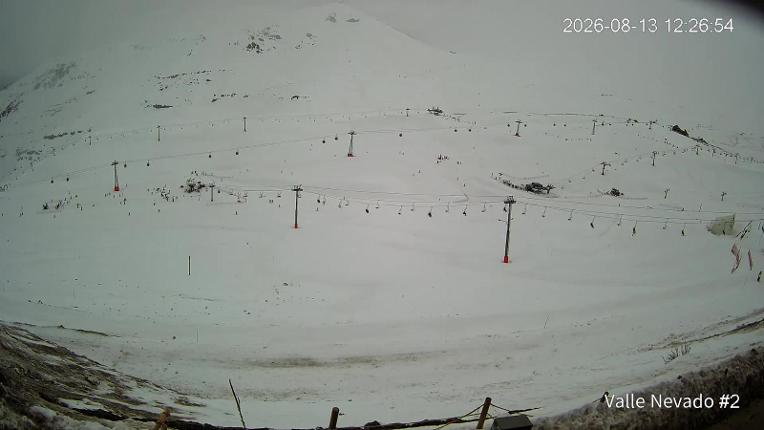 Webcam Valle Nevado: Vista Hotel Puerta del Sol