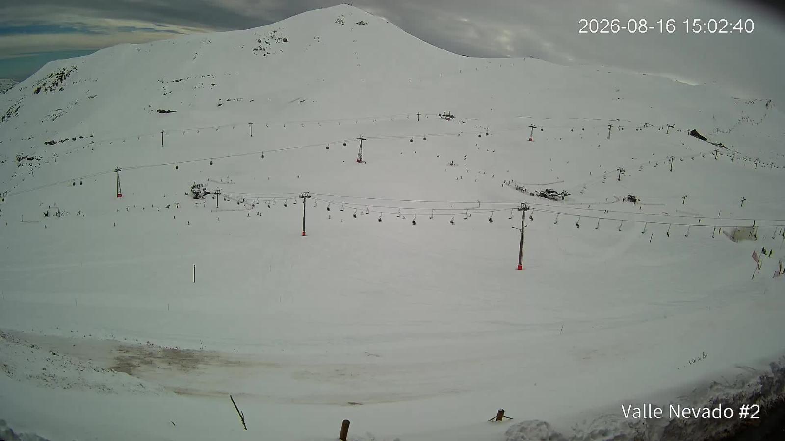 Webcam Valle Nevado: Vista Hotel Puerta del Sol