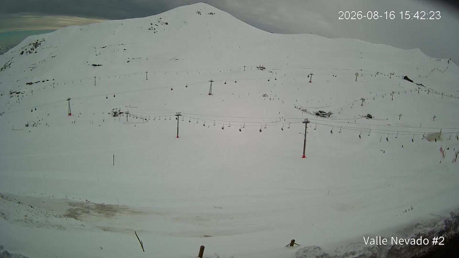 Webcam Valle Nevado: Vista Hotel Puerta del Sol