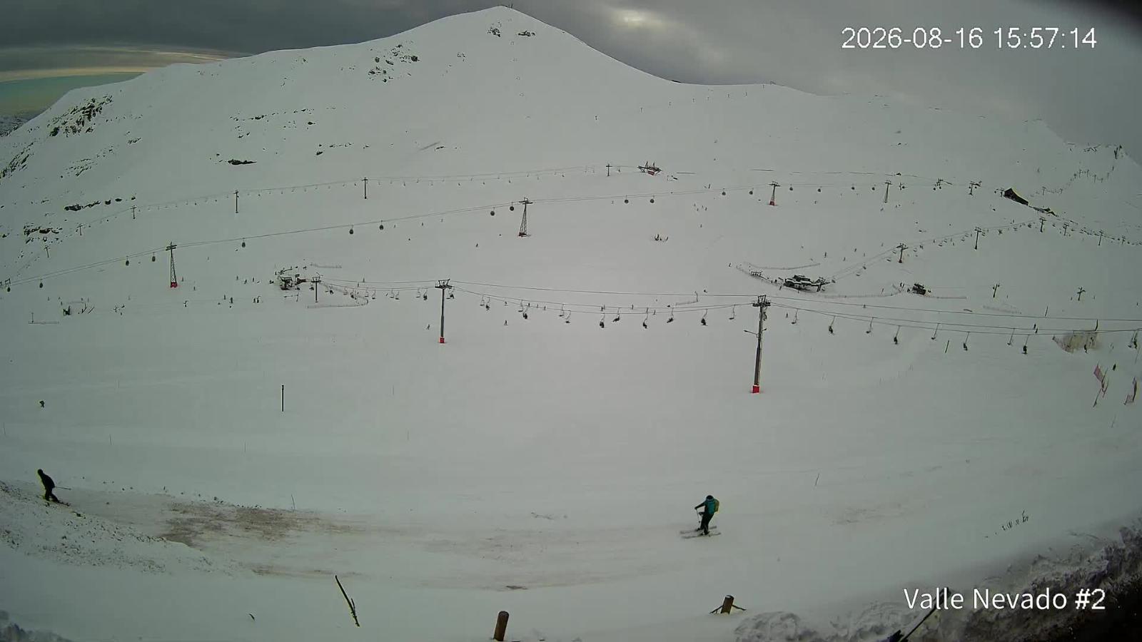 Webcam Valle Nevado: Vista Hotel Puerta del Sol