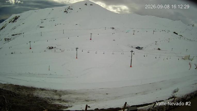 Webcam Valle Nevado: Vista Hotel Puerta del Sol