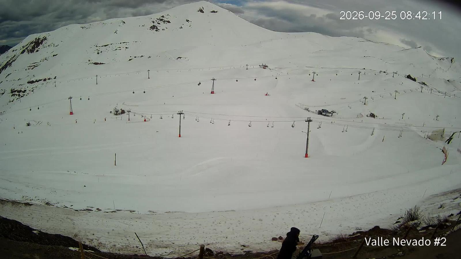 Webcam Valle Nevado: Vista Hotel Puerta del Sol