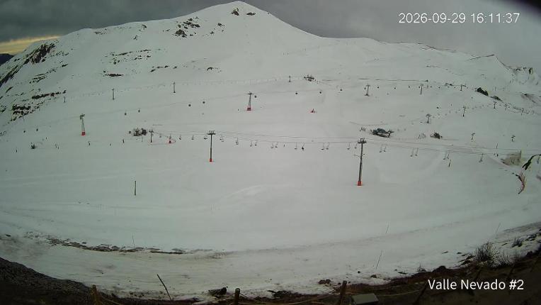 Webcam Valle Nevado: Vista Hotel Puerta del Sol