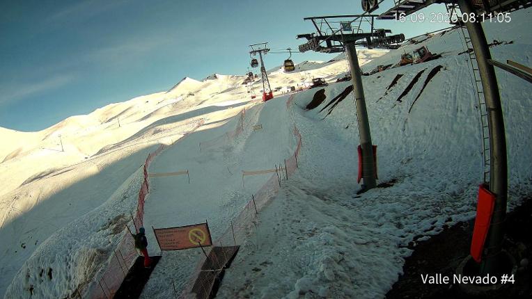Webcam Valle Nevado: Vista La Gondola