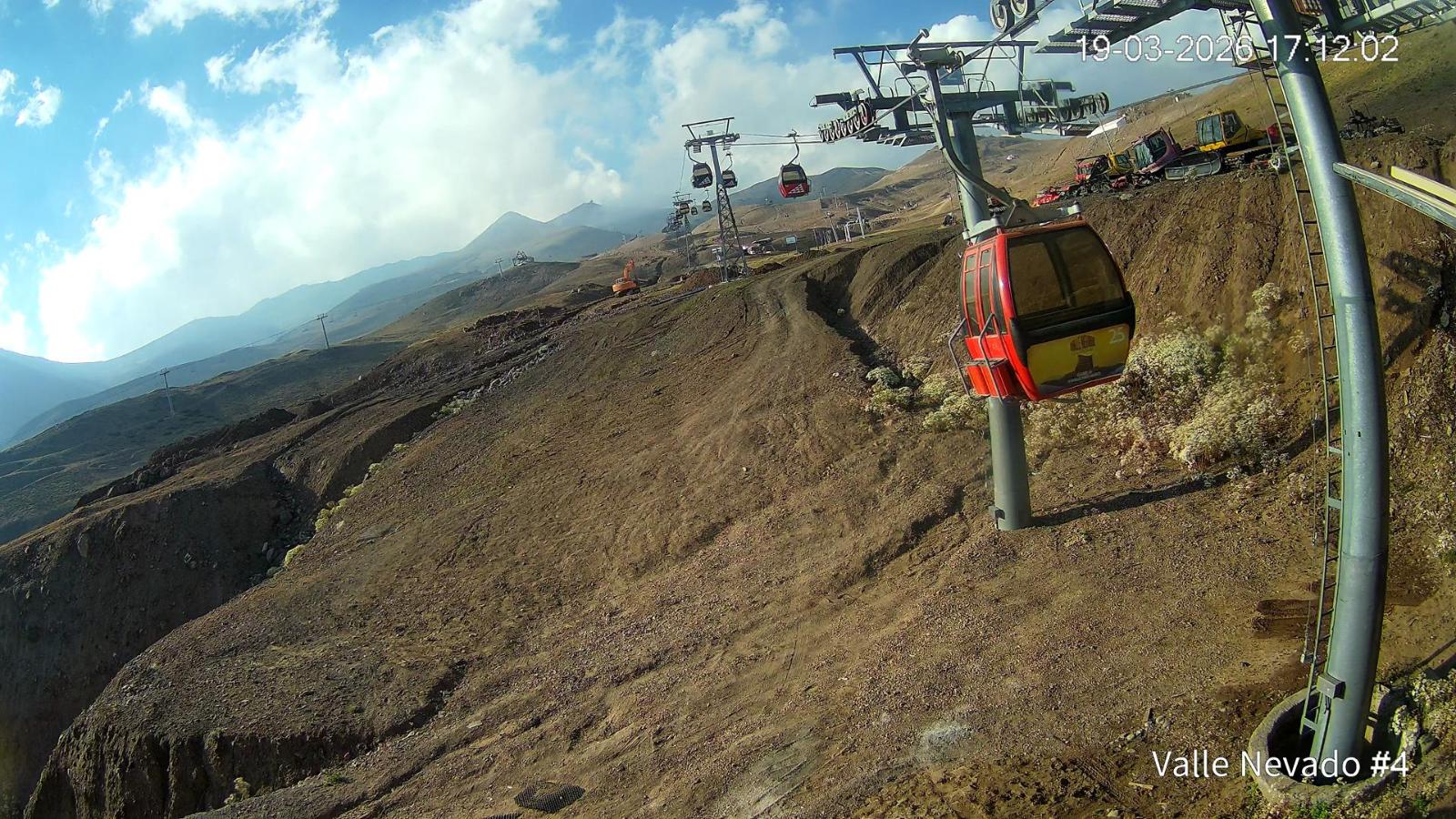 Webcam Valle Nevado: Vista La Gondola