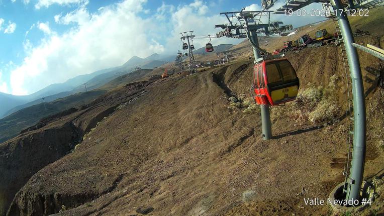 Webcam Valle Nevado: Vista La Gondola