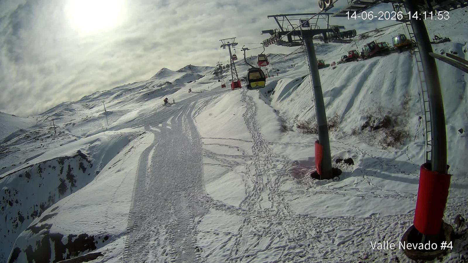 Webcam Valle Nevado: Vista La Gondola