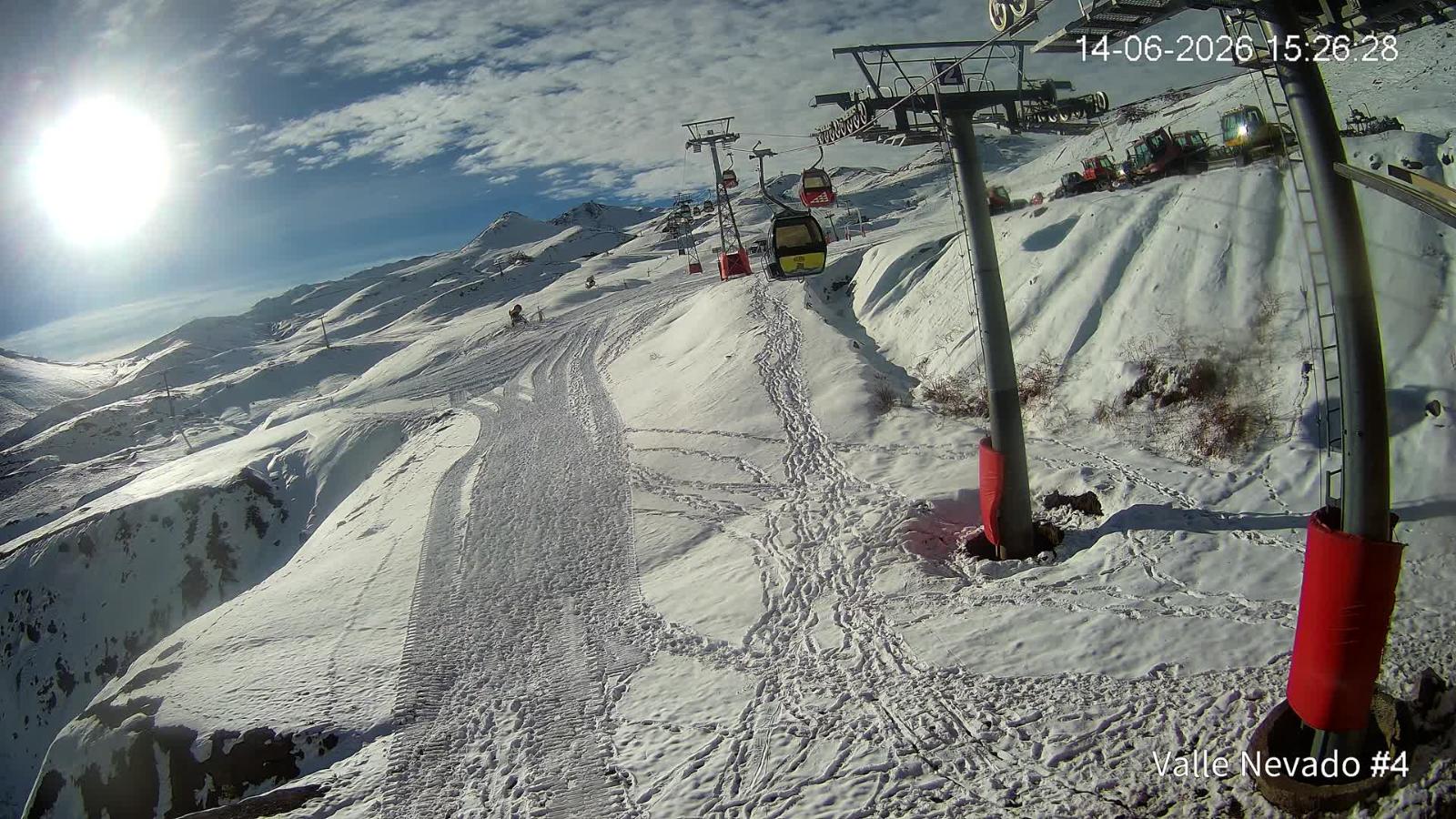 Webcam Valle Nevado: Vista La Gondola