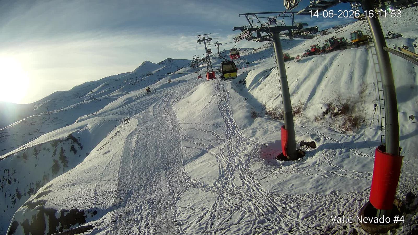 Webcam Valle Nevado: Vista La Gondola