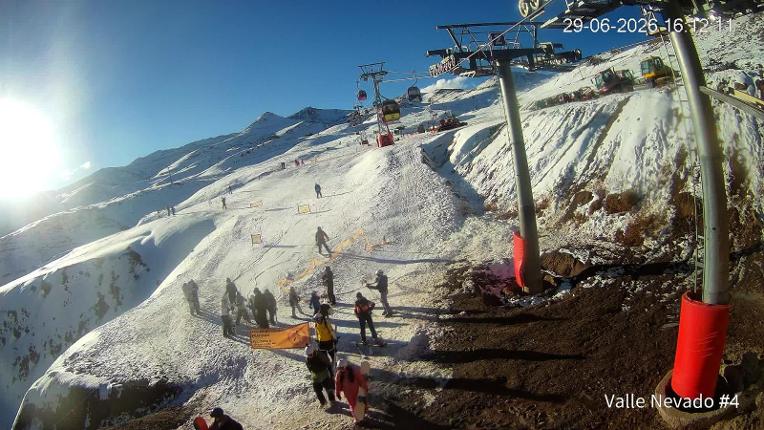 Webcam Valle Nevado: Vista La Gondola