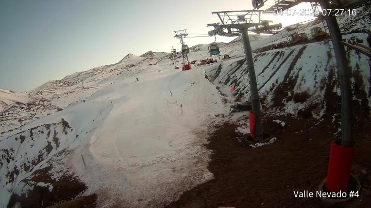 Webcam Valle Nevado: Vista La Gondola