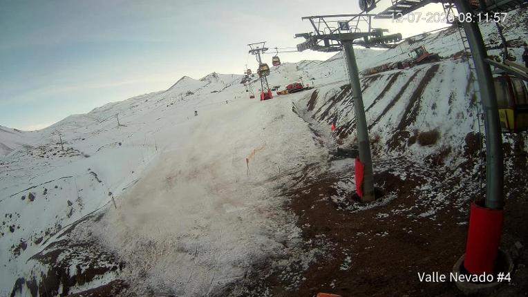 Webcam Valle Nevado: Vista La Gondola