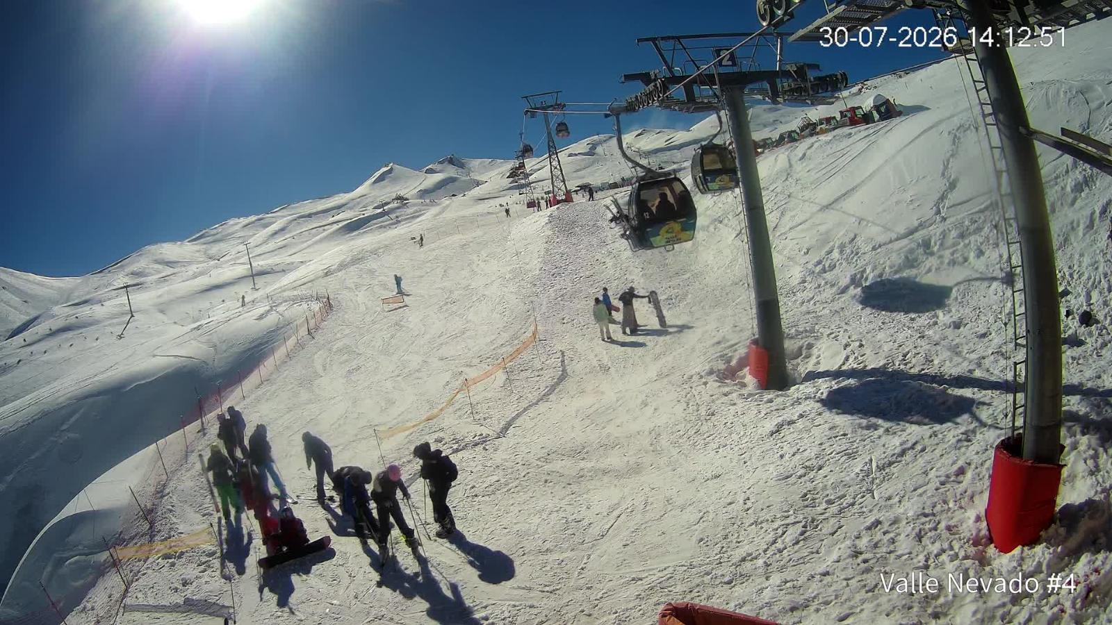 Webcam Valle Nevado: Vista La Gondola