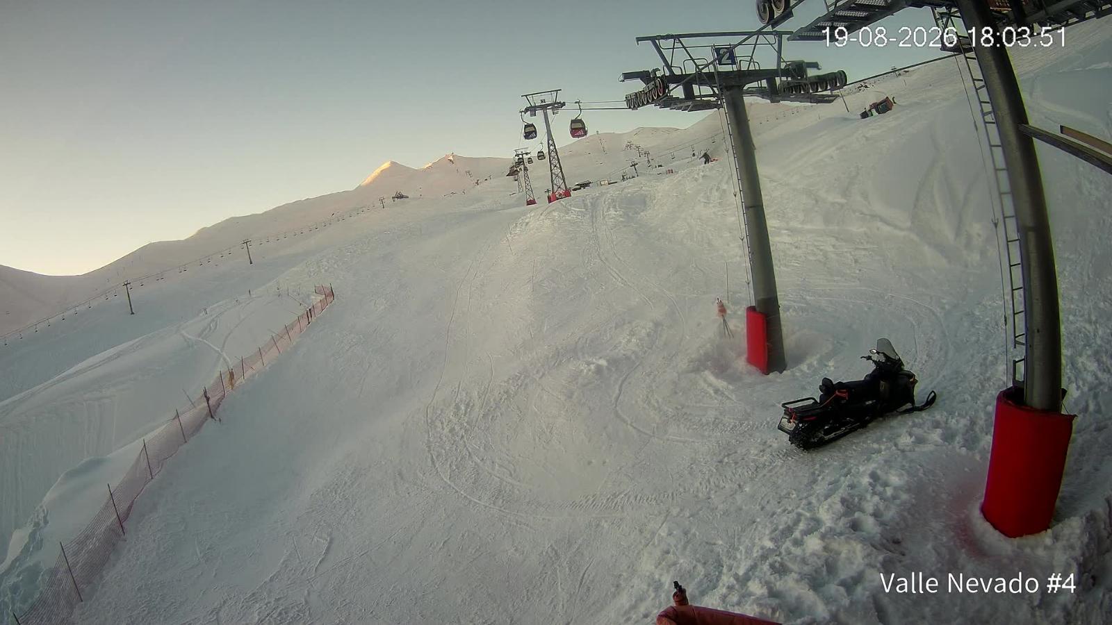 Webcam Valle Nevado: Vista La Gondola