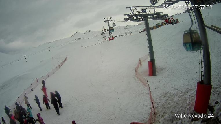 Webcam Valle Nevado: Vista La Gondola