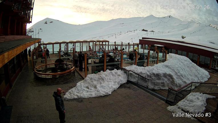 Webcam Valle Nevado: Vista Piscina