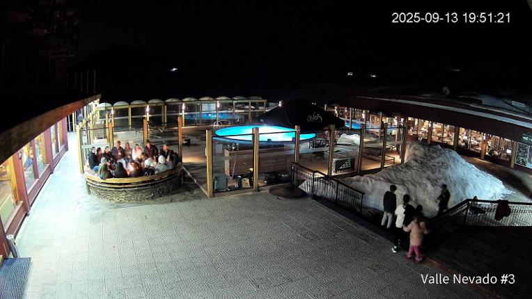 Webcam Valle Nevado: Vista Piscina