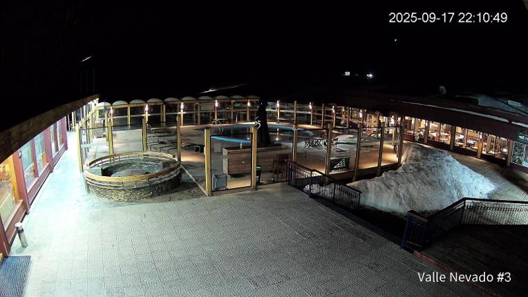 Webcam Valle Nevado: Vista Piscina