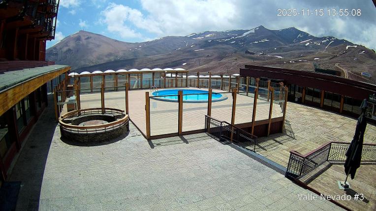 Webcam Valle Nevado: Vista Piscina