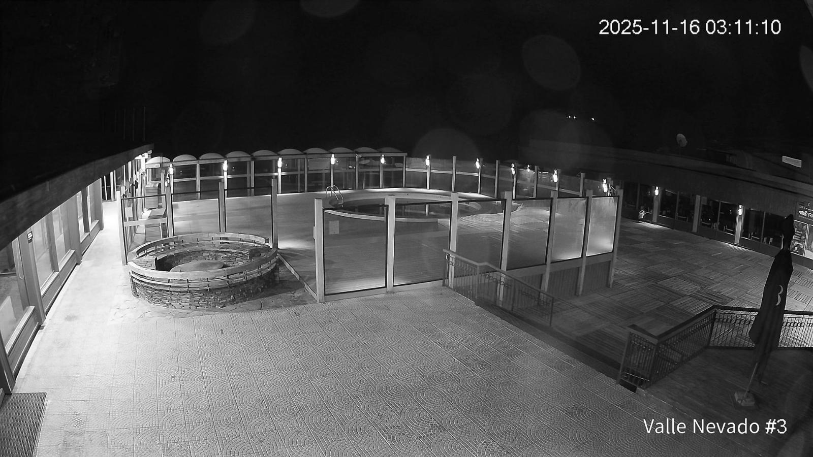 Webcam Valle Nevado: Vista Piscina