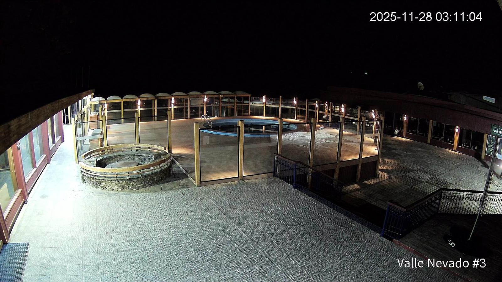 Webcam Valle Nevado: Vista Piscina