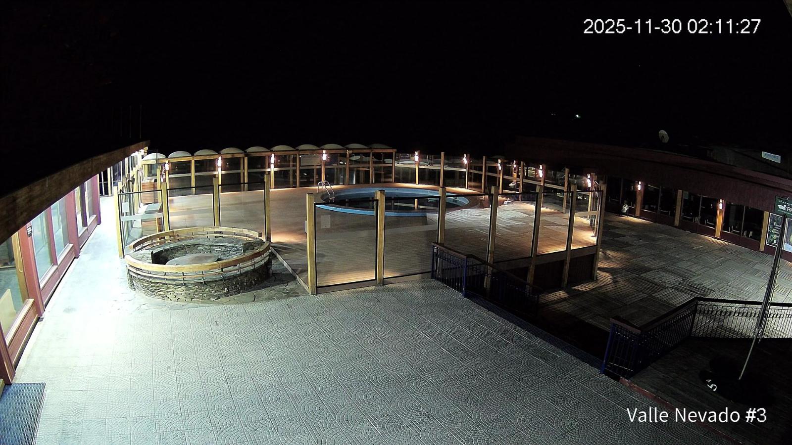 Webcam Valle Nevado: Vista Piscina