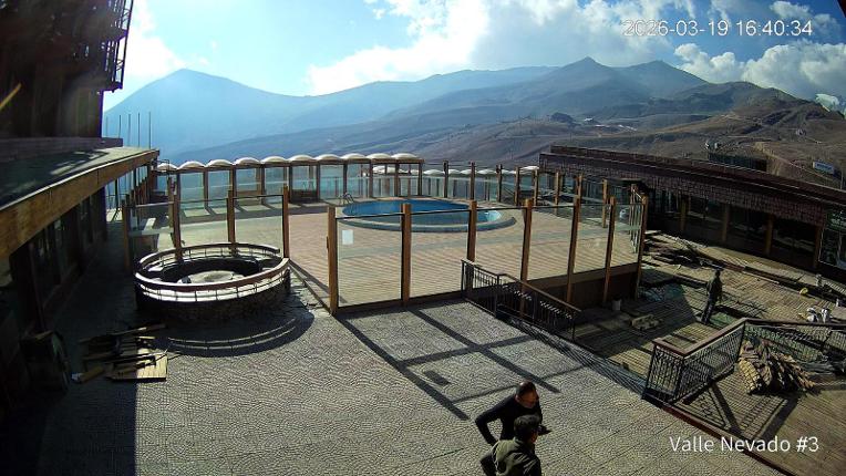 Webcam Valle Nevado: Vista Piscina
