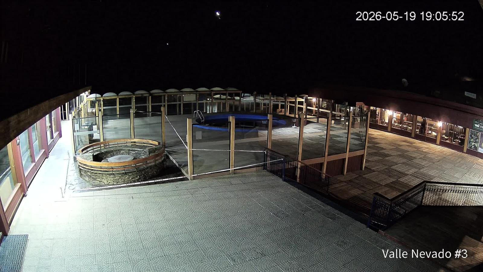 Webcam Valle Nevado: Vista Piscina