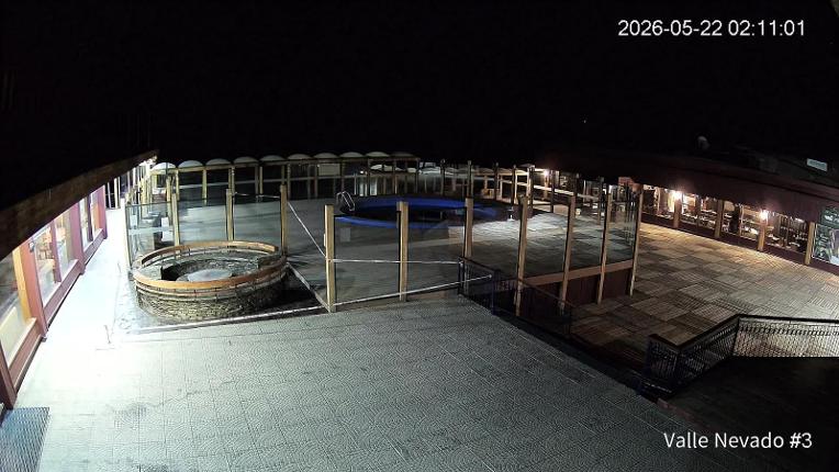 Webcam Valle Nevado: Vista Piscina