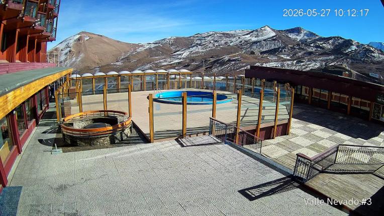 Webcam Valle Nevado: Vista Piscina
