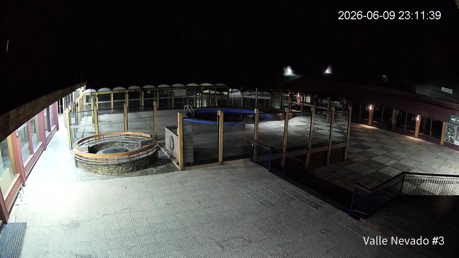 Webcam Valle Nevado: Vista Piscina