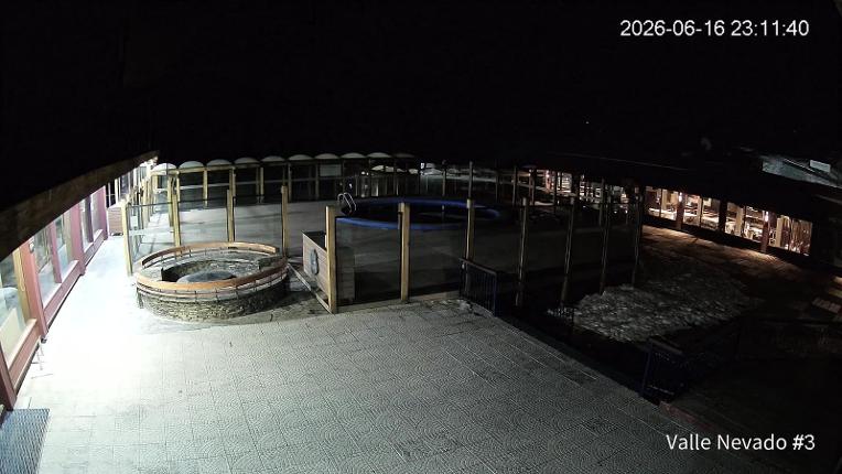 Webcam Valle Nevado: Vista Piscina
