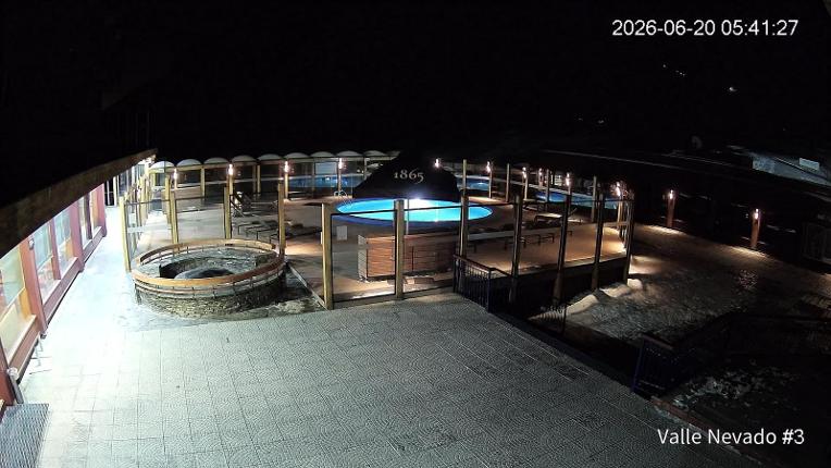 Webcam Valle Nevado: Vista Piscina