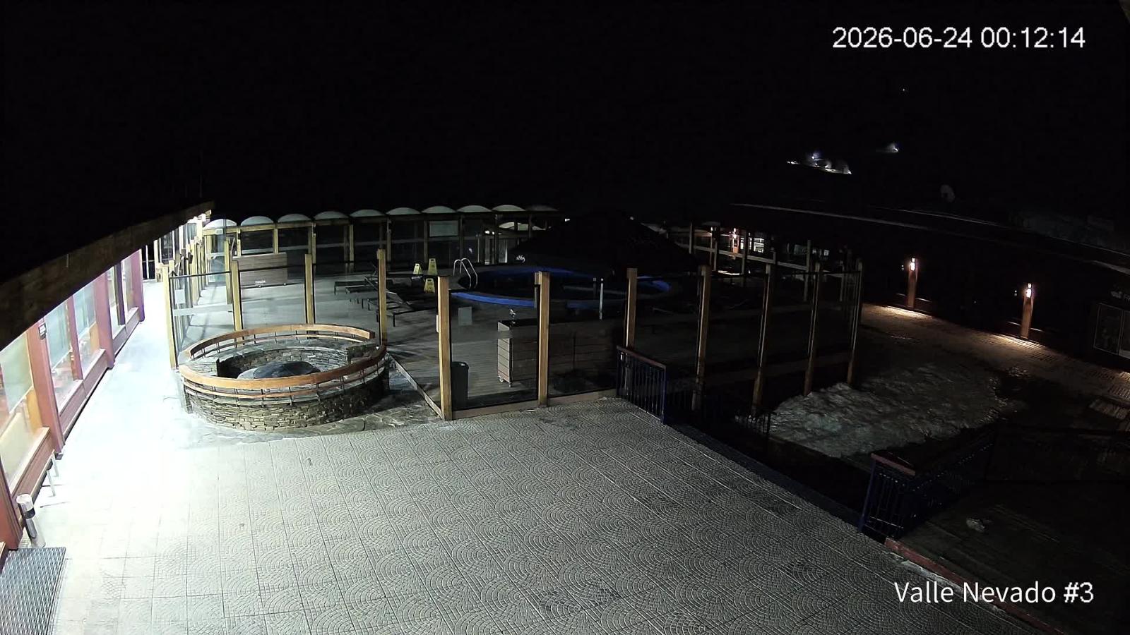 Webcam Valle Nevado: Vista Piscina