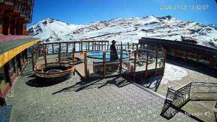 Valle Nevado: Vista Piscina (Vallenevado.com)