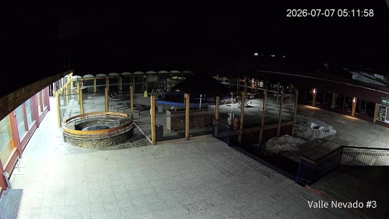 Webcam Valle Nevado: Vista Piscina