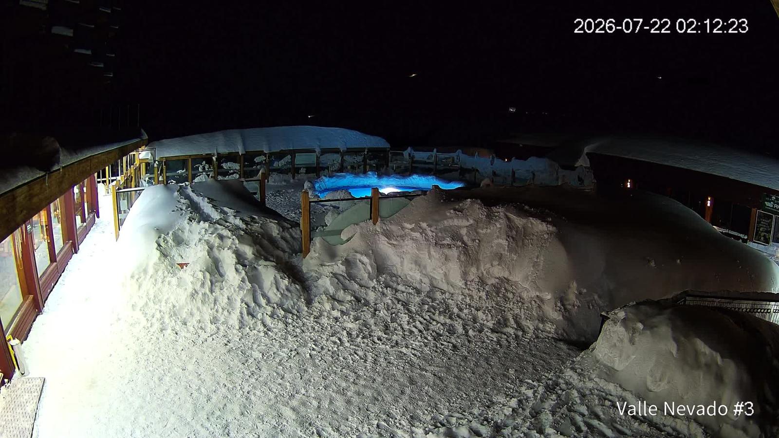 Webcam Valle Nevado: Vista Piscina