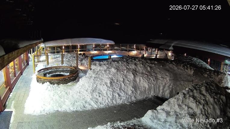 Webcam Valle Nevado: Vista Piscina