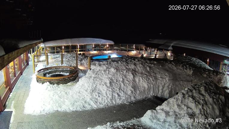 Webcam Valle Nevado: Vista Piscina