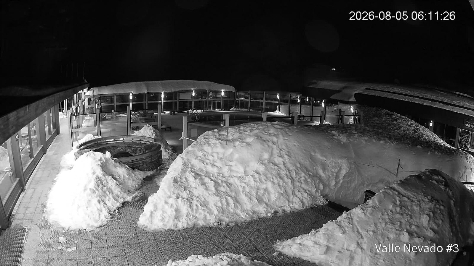 Webcam Valle Nevado: Vista Piscina
