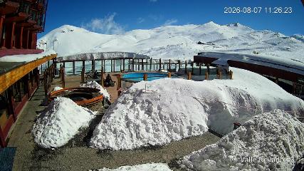 Valle Nevado: Vista Piscina (Vallenevado.com)