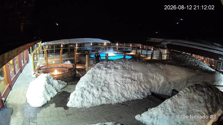 Webcam Valle Nevado: Vista Piscina