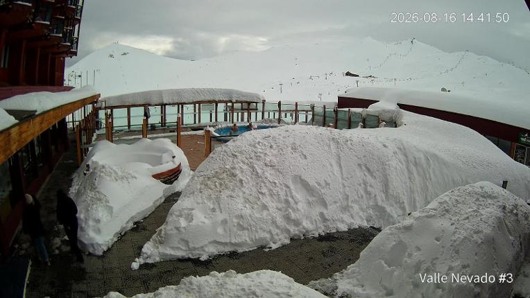 Webcam Valle Nevado: Vista Piscina