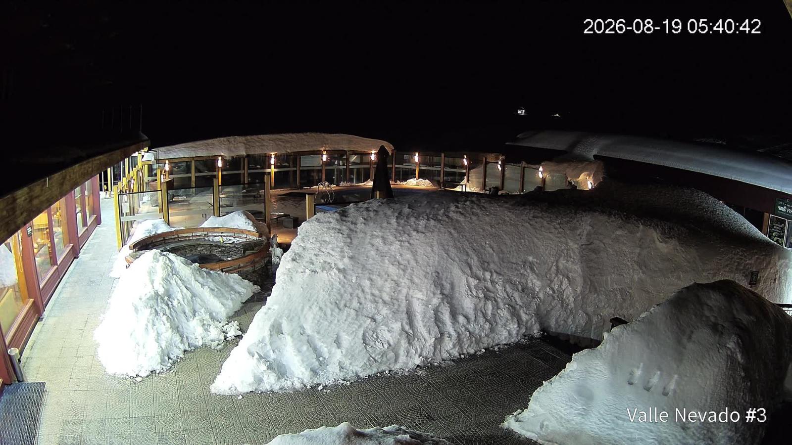 Webcam Valle Nevado: Vista Piscina