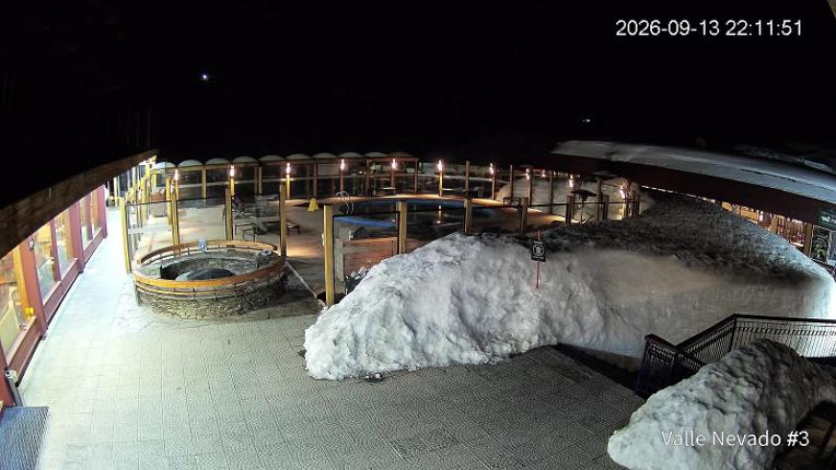 Webcam Valle Nevado: Vista Piscina